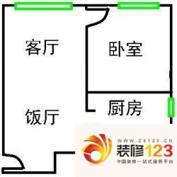 西华苑 1室 户型图