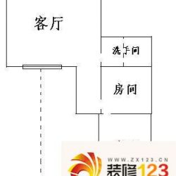 府前阁 二室户型图