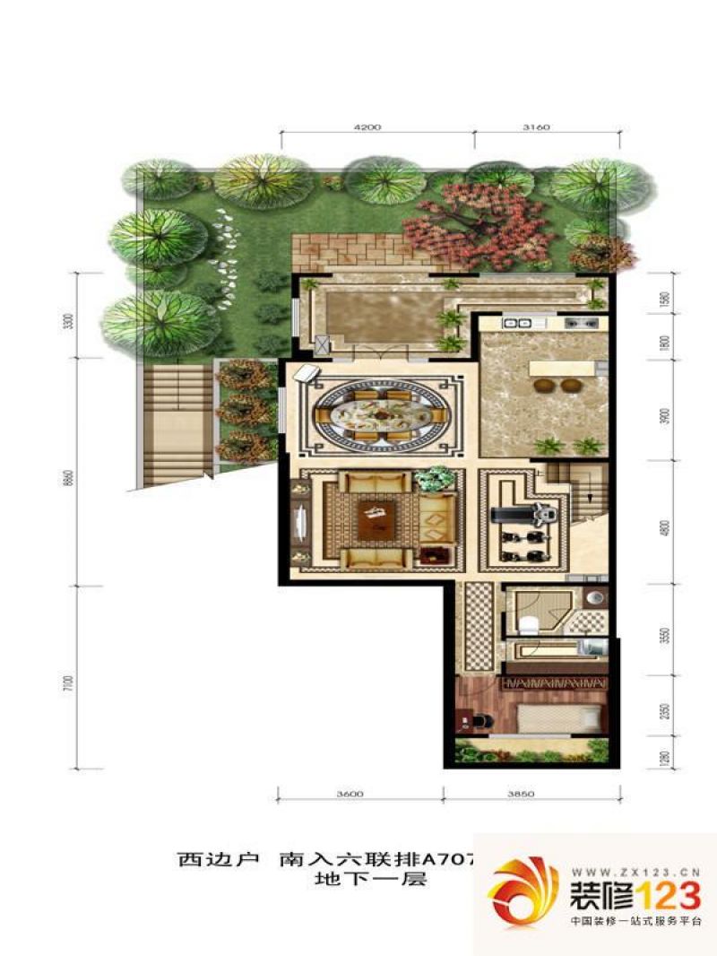 八达岭孔雀城户型图3期西边户南 .