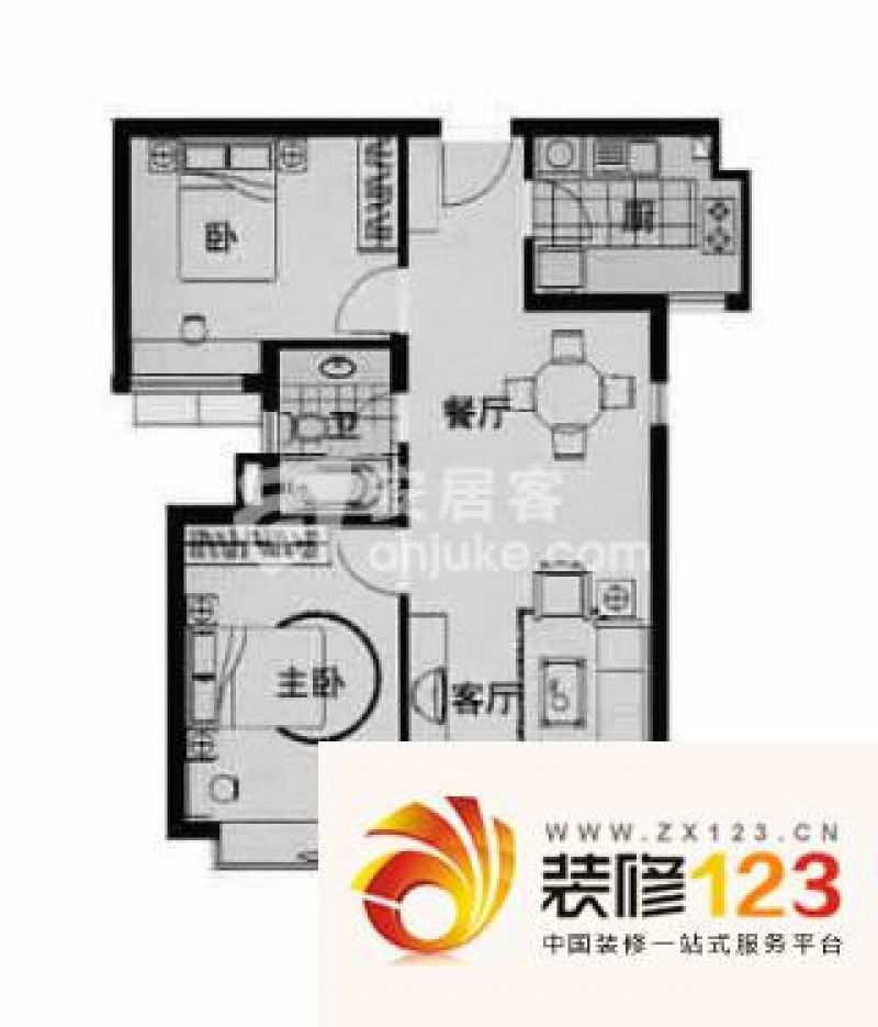 中祥哥德堡 0室 户型图