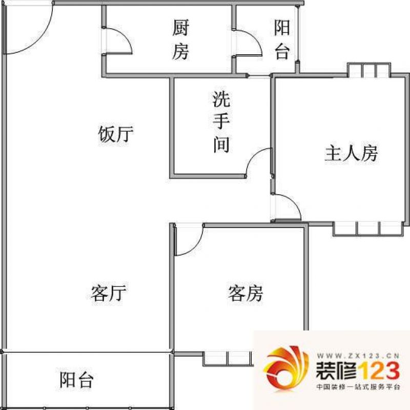 荔江美筑户型图2室2厅户型图 2室 ...