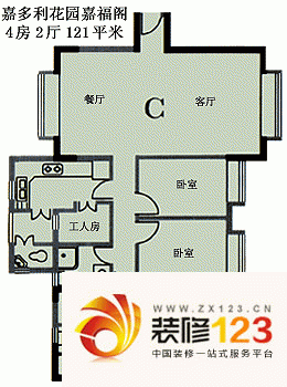 深圳 嘉多利花园 户型图6 ...