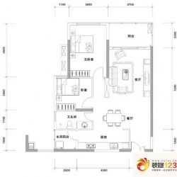 兰亭国际名园户型图