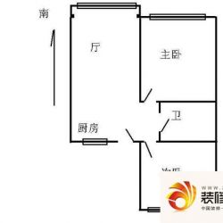 长桥四村户型图户型图 2室1厅1卫 ...