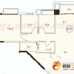 保利香槟花园户型图