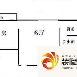 天鹅花苑户型图1室2厅 户型图 1 ...