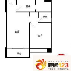 侨林苑户型图1室1厅户型图 1室1 ...