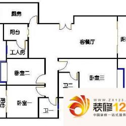 保利香槟花园户型图