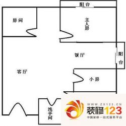 天鹅花苑户型图3室2厅户型图 3室 ...