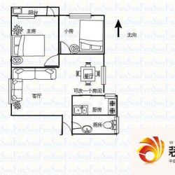 天鹅花苑户型图2室2厅户型图 2室 ...