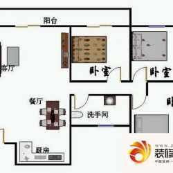 怡泰大厦 4室 户型图