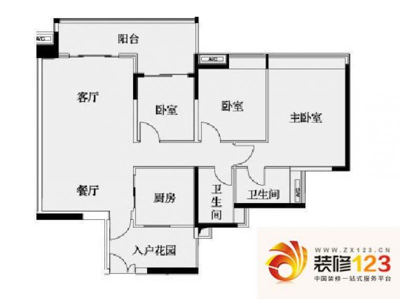 誉峰户型图3室2厅户型图 3室2厅2 ...