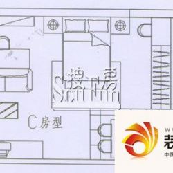 民达大厦户型图1室