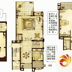 世茂湖滨花园别墅户型图户型图 4 .