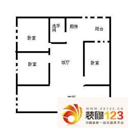 诗宁里花园 户型图3