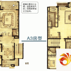 上海世茂湖滨花园别墅户型图-我的小区-上海装修123网