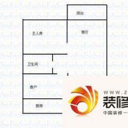 和亨雅园 2室 户型图