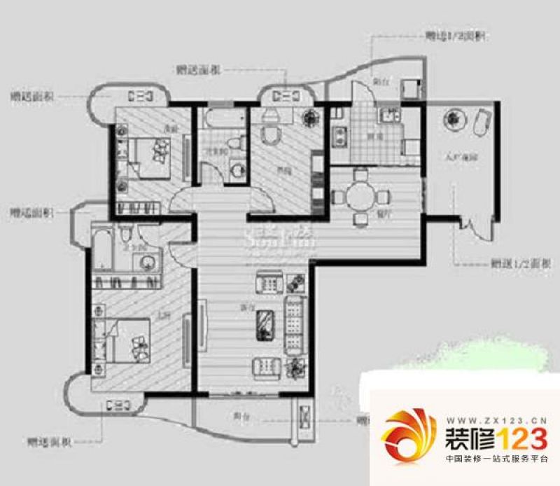 上海保利林语溪保利林语溪a户型户型图 .