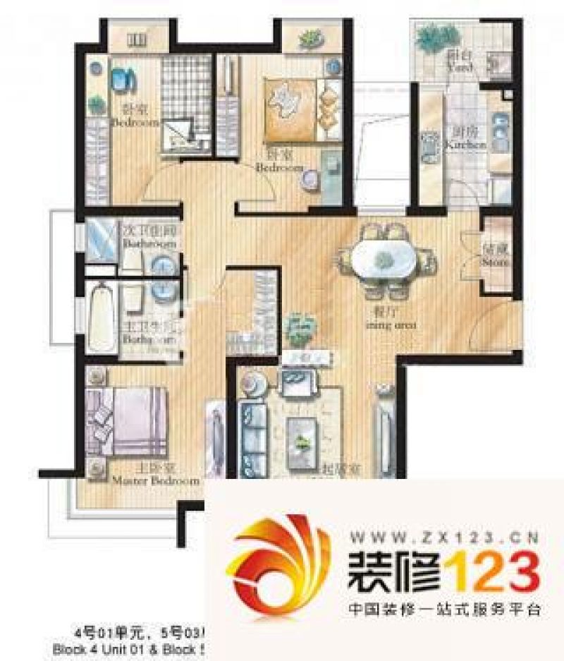天山河畔花园户型图户型图 2室2 .