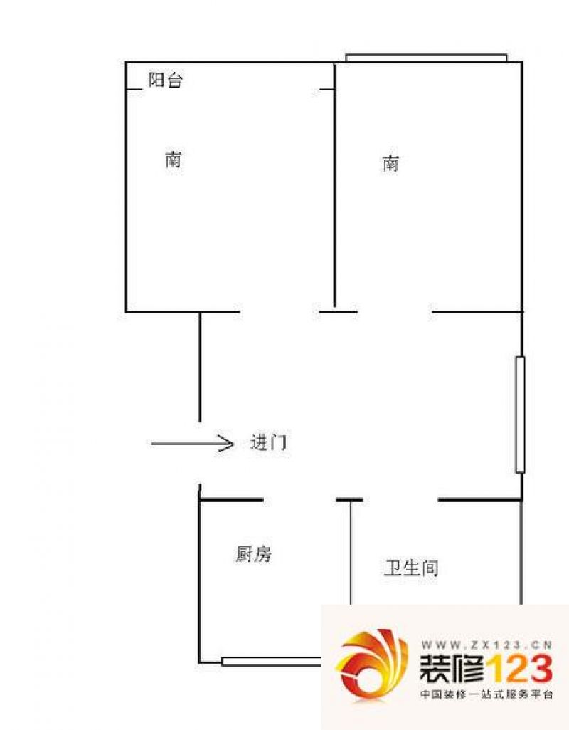 仙霞别墅 2室 户型图