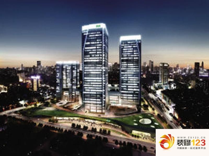 上海环贸广场外景图外景效果图 .