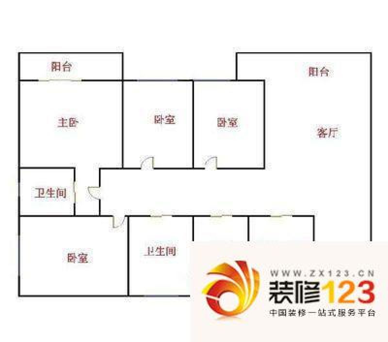 梧桐苑 1室 户型图