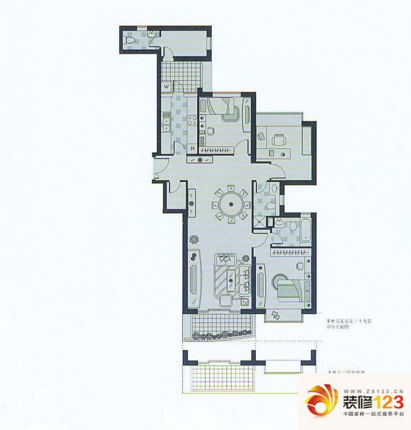 上海瑞虹新城二期瑞虹新城二期户型图户型图 2室2.