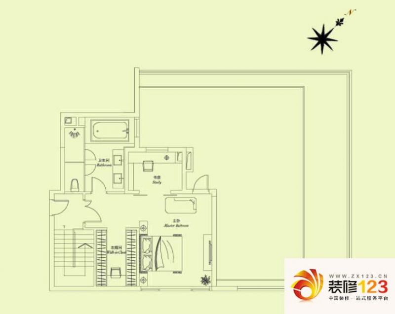 凯德茂名公馆B户型户型图 ...