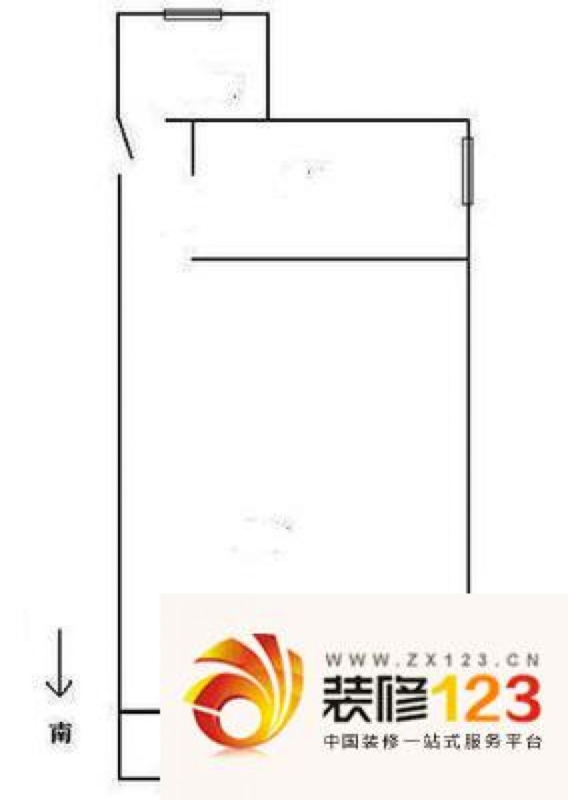 明德里 1室 户型图