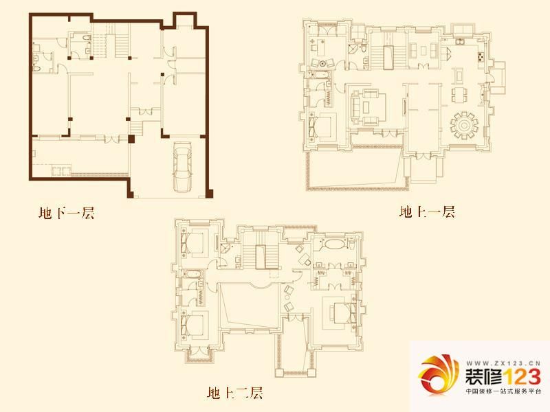 海珀晶华户型图c户型图 6室2厅5 .