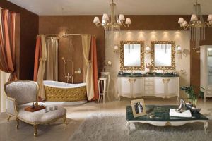 贵族奢华,欧式古典浴室装修欣赏