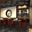 中式饭店实木家具设计图片
