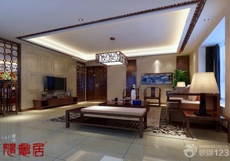 湖南省郴州各小区客厅35-40平米混搭风格装修效果图
