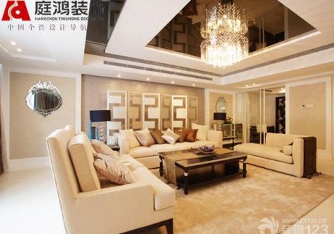 杭州市金隅观澜时代132平米三居现代风格装修效果图