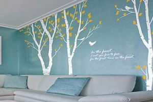 家装客厅花纹壁纸效果图
