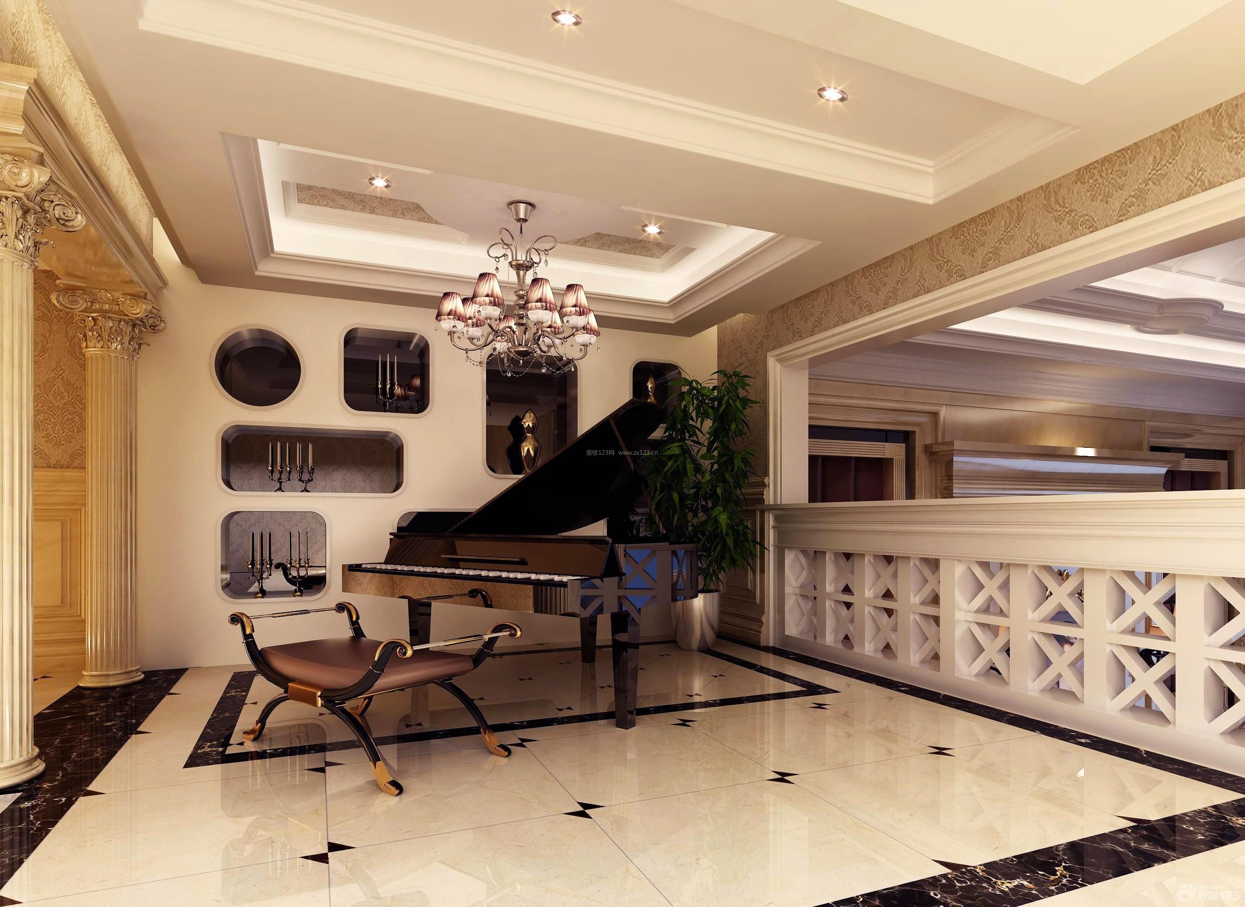 金牛区华侨城东岸400平米别墅欧式风格