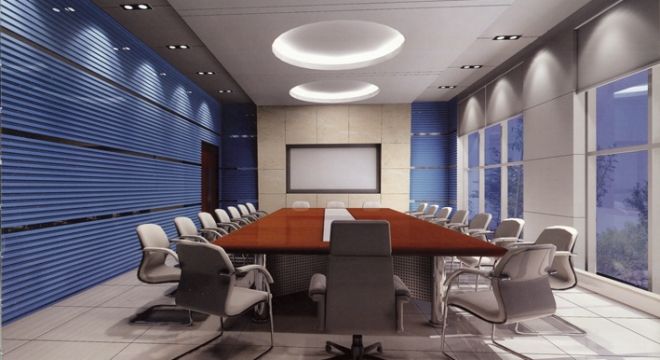 北京市银联科技会议室2000平米现代风格