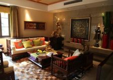 东南亚风格软装效果图欣赏，让你的居室自然古朴