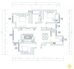 新市区紫林枫舍120平米三居中式风格