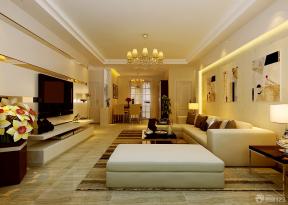 现代简约风格 三室两厅 组合沙发 真皮沙发 