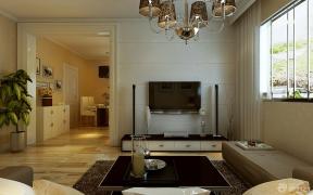 欧式风格 两室两厅 客厅装饰 客厅装修设计 液晶电视背景墙 