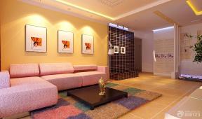 现代设计风格 三室两厅 客厅墙画 客厅装修风格 组合沙发 沙发背景墙 