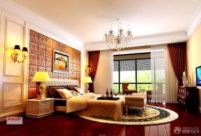 古典欧式风格 豪华别墅 主卧室设计 卧室颜色搭配 软床 欧式古典床 