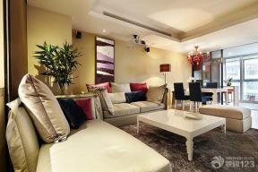 现代简约风格 客厅装修设计 客厅装饰 转角沙发 组合沙发 布艺沙发 