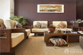 新中式风格 客厅墙画 客厅装修设计 沙发背景墙 