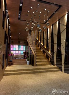 现代设计风格 混合材料楼梯 楼梯设计 楼梯扶手 