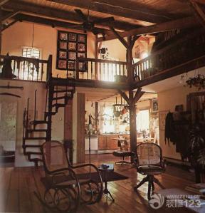 美式装修风格 美式乡村风格 木楼梯 楼梯设计 楼梯立柱 