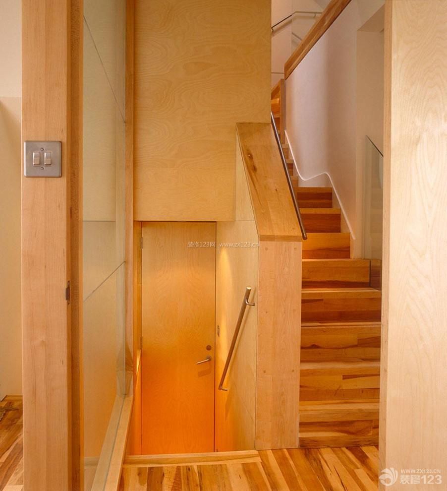 现代设计风格 现代家居 二｜三折梯 木楼梯 楼梯设计 