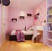 现代简约粉色卧室装修效果图