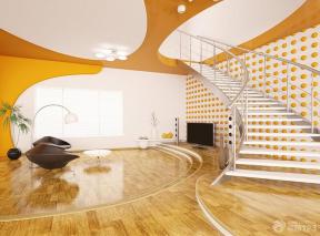 现代设计风格 现代客厅 木楼梯 楼梯设计 楼梯立柱 